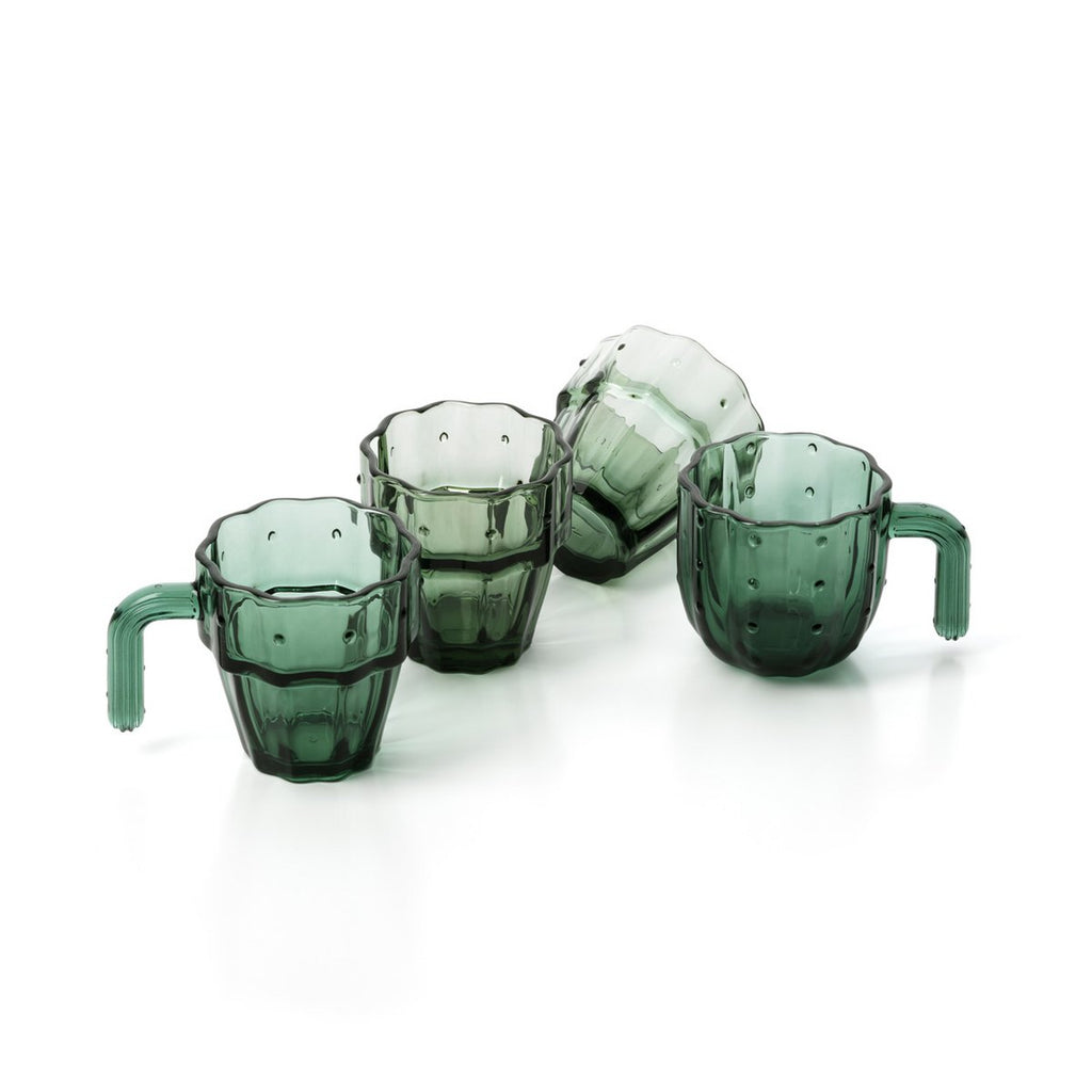 The Stack-a-Cactus Glasses – vihreät pinottavat lasit, 4 kpl
