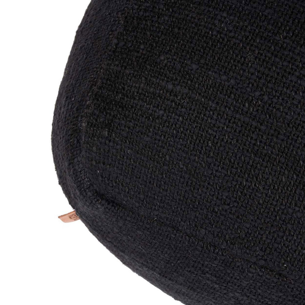 The Comfy Pouffe – musta puuvillainen rahi