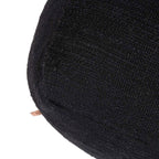 The Comfy Pouffe – musta puuvillainen rahi