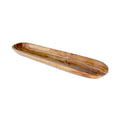 Oliivipuinen patonki- ja tarjoilukulho (leveys. 30 cm)