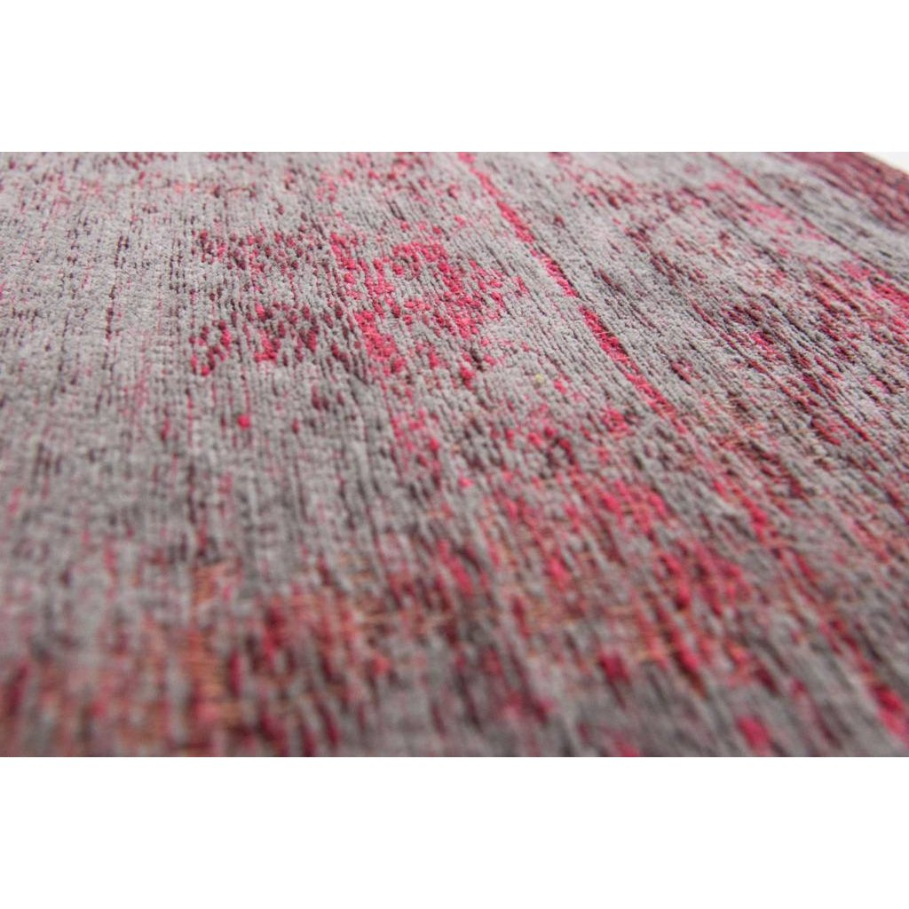 Louis De Poortere Eco Rug Medallion – harmaa ja vaaleanpunainen vintage-matto, useita kokoja