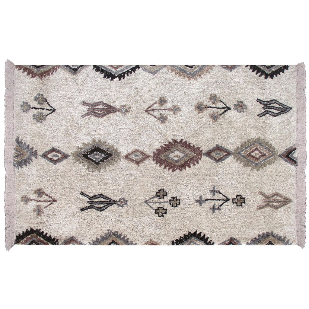 VIVARAISE Dawlish -matto – käsintehty beige ruskea berberimatto 160 x 230 cm
