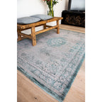 Louis De Poortere Eco Rug Medallion – vihreä vintage-matto, useita kokoja