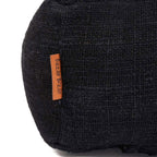 The Comfy Pouffe – musta puuvillainen rahi