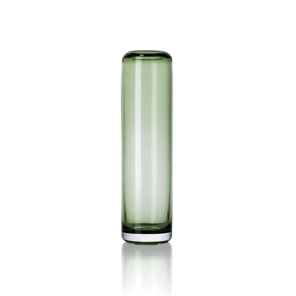 The Tall Vert Vase – vihreä kierrätyslasimaljakko