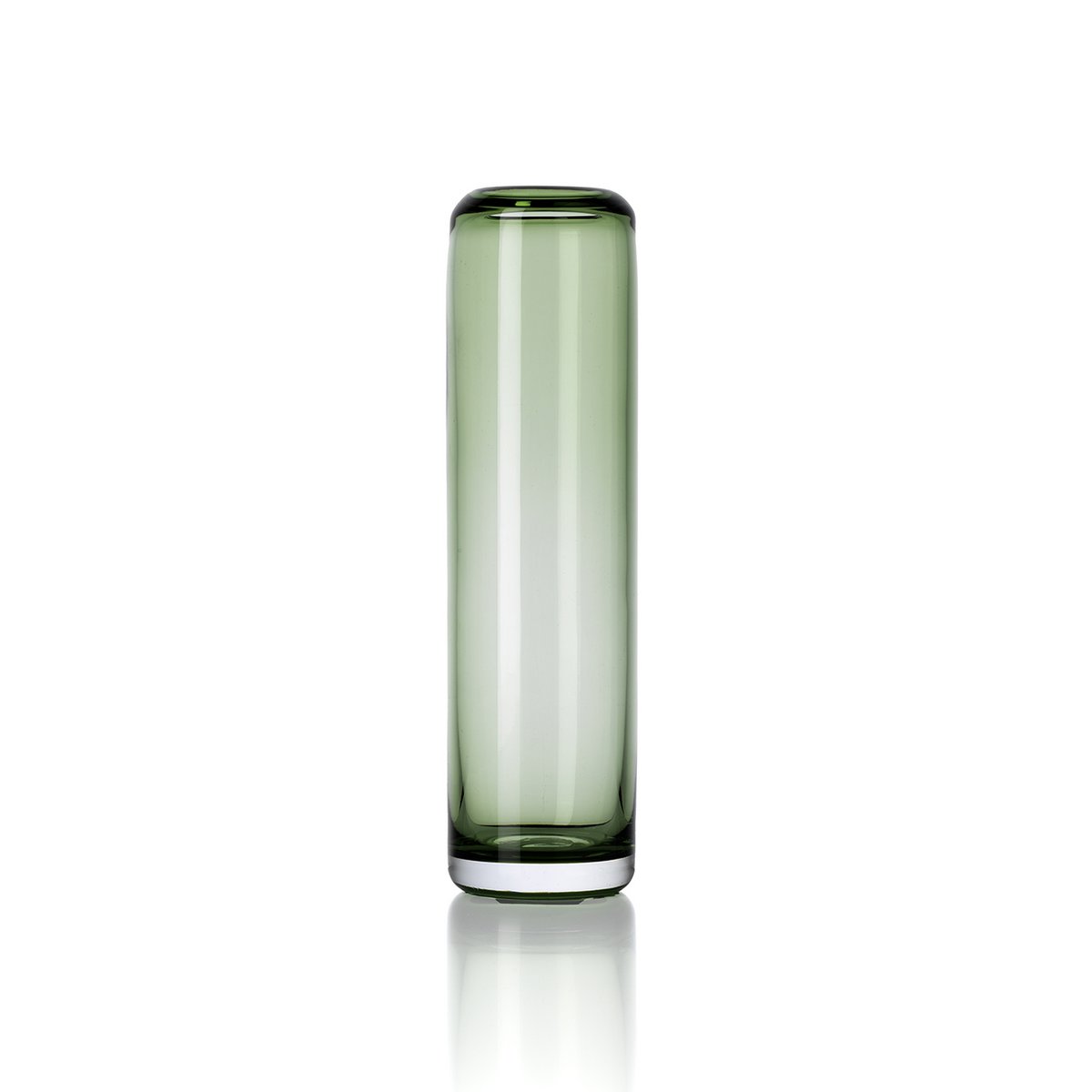 The Tall Vert Vase – vihreä kierrätyslasimaljakko