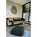 The Oh My Gee Pouffe – vihreä puuvillapouf