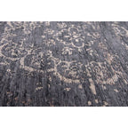 Louis De Poortere Eco Rug Medallion – musta vintage-matto, useita kokoja