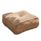 Soeji Padar – käsintehty raffia-pouf 55 × 55 cm