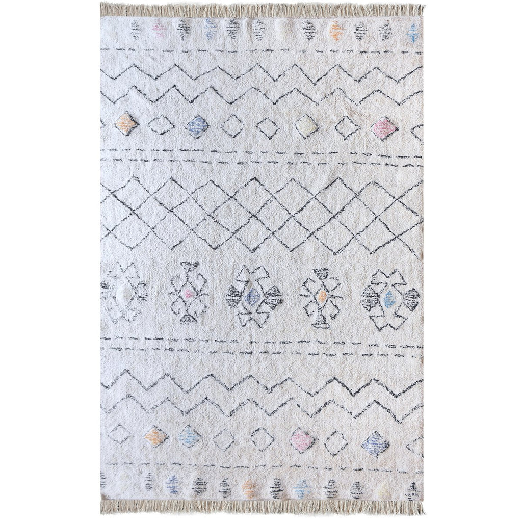 VIVARAISE Seabert -käsintuftattu puuvillamatto 120 × 180 cm