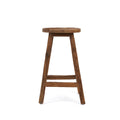 The Shibori Bar Stool – käsintehty tiikkijakkara