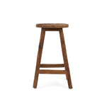 The Shibori Bar Stool – käsintehty tiikkijakkara