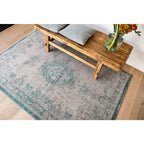 Louis De Poortere Eco Rug Medallion – vihreä vintage-matto, useita kokoja