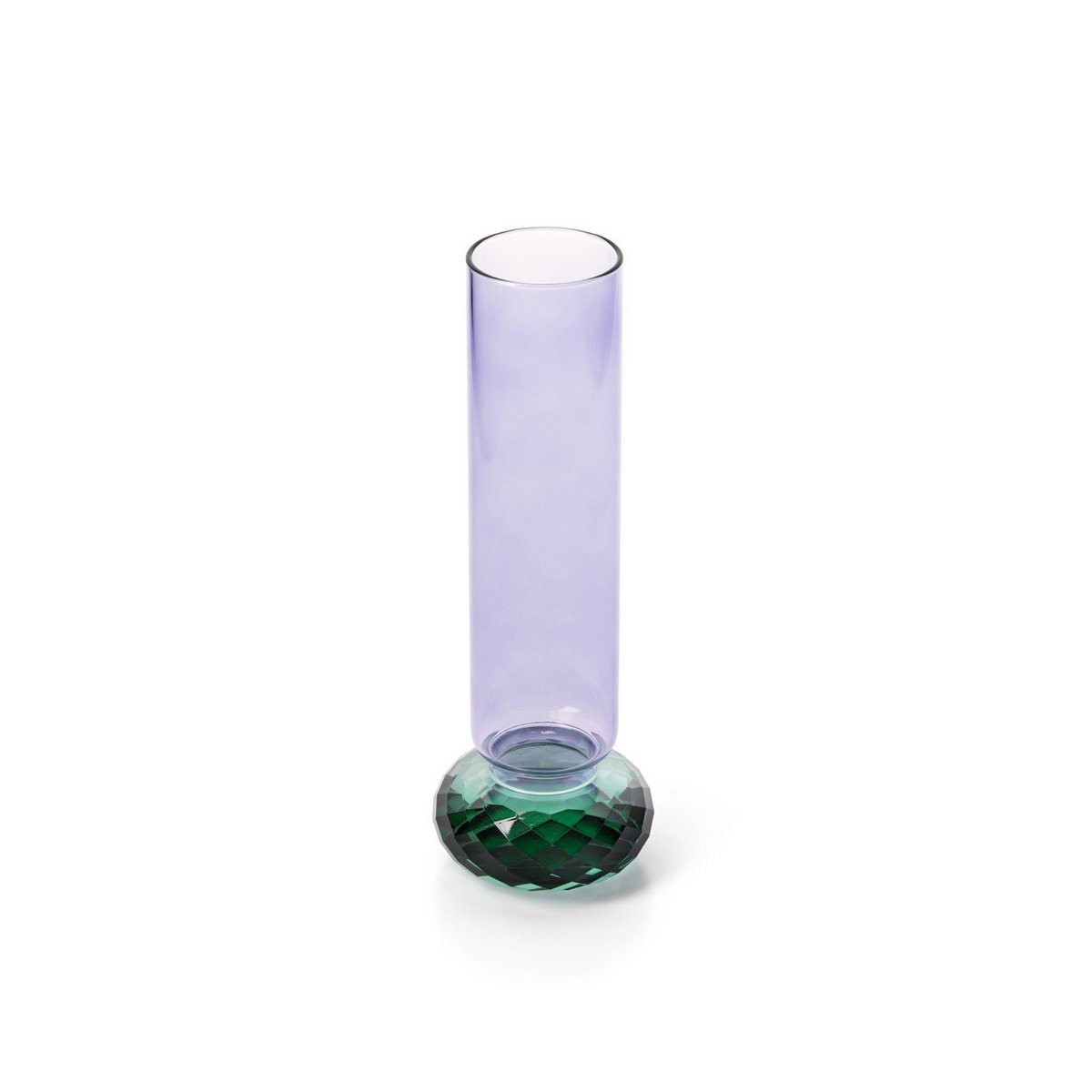 The Violet Quartz Vase – violetti-vihreä lasimaljakko