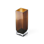 The Amber Cuboid Vase – meripihkan sävyinen lasimaljakko