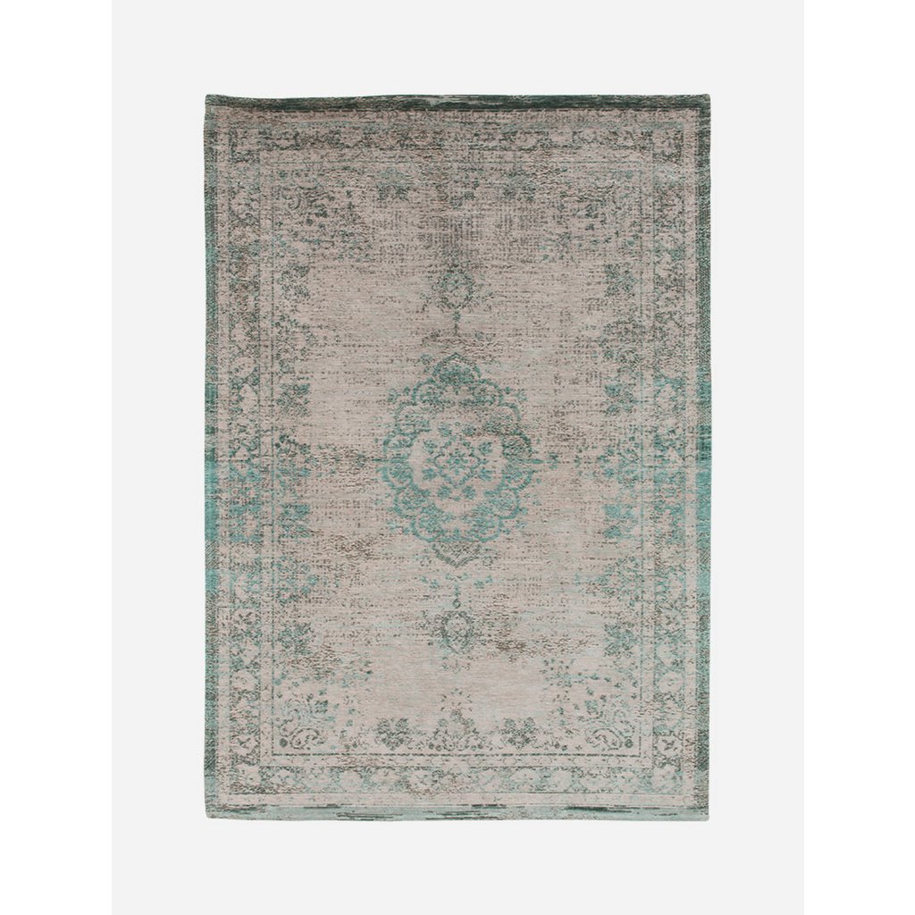 Louis De Poortere Eco Rug Medallion – vihreä vintage-matto, useita kokoja