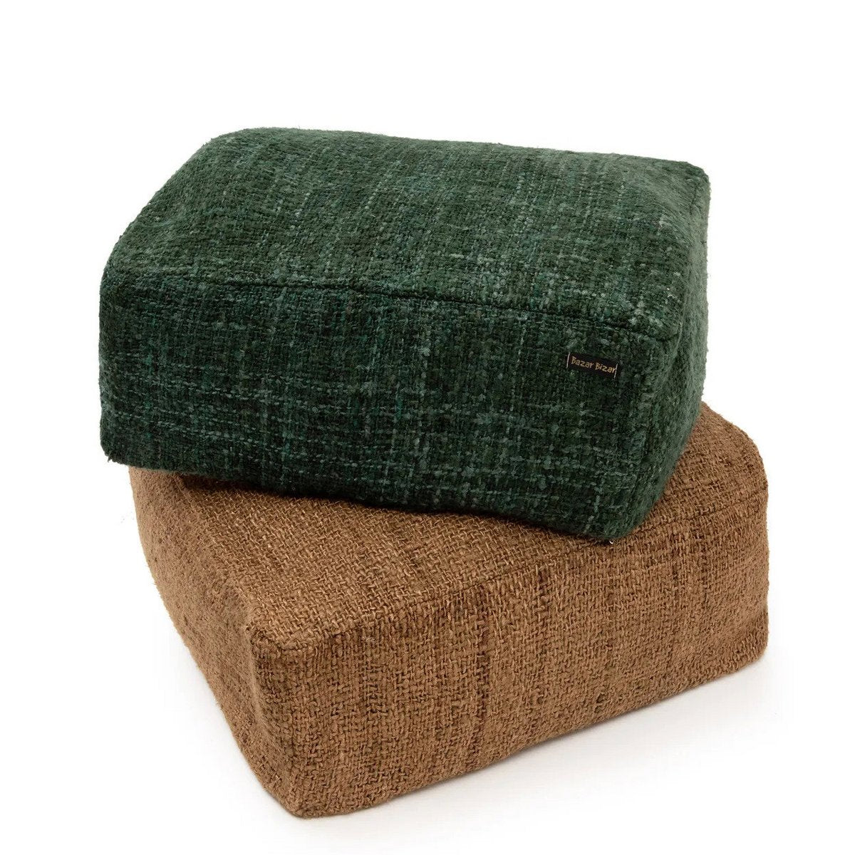 The Oh My Gee Pouffe – vihreä puuvillapouf