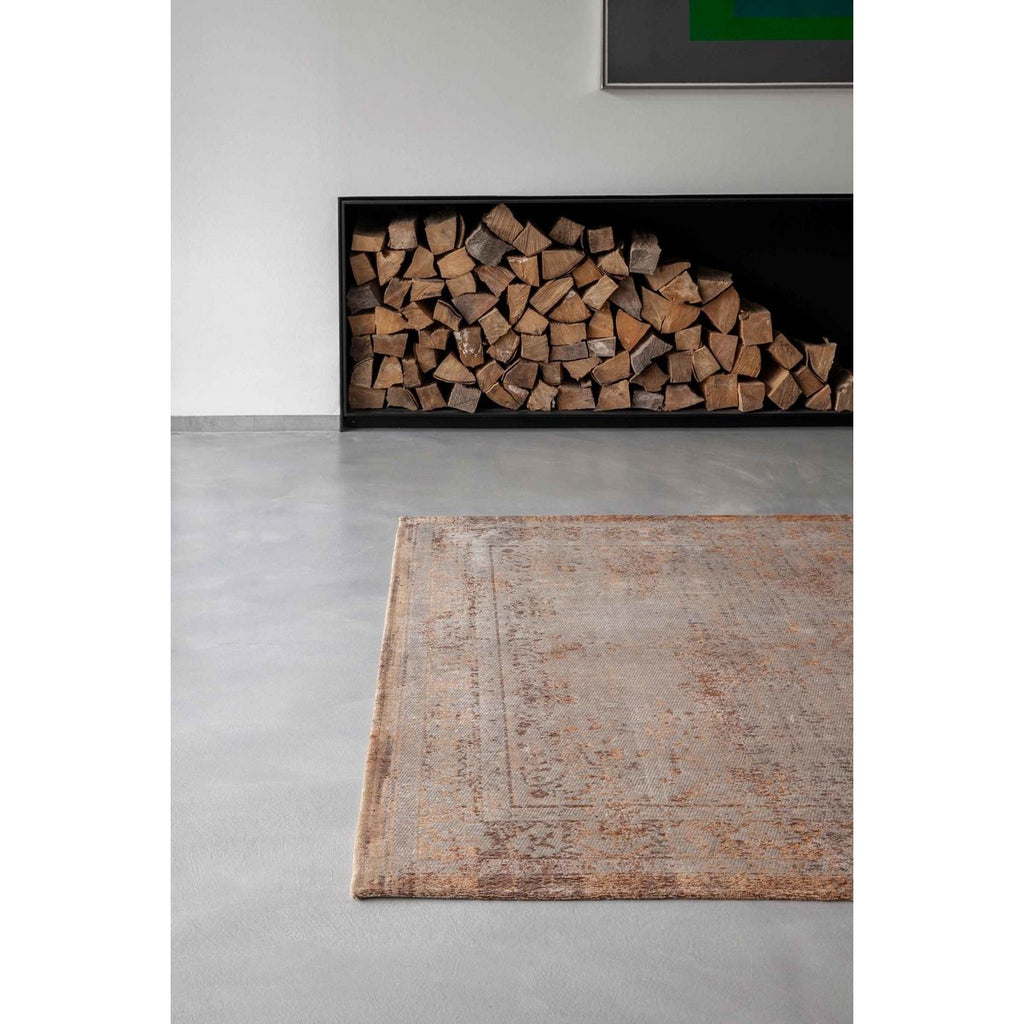 Louis De Poortere Eco Rug Medallion – ruskea vintage-matto, useita kokoja
