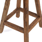 The Shibori Bar Stool – käsintehty tiikkijakkara