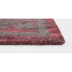 Louis De Poortere Eco Rug Medallion – harmaa ja vaaleanpunainen vintage-matto, useita kokoja