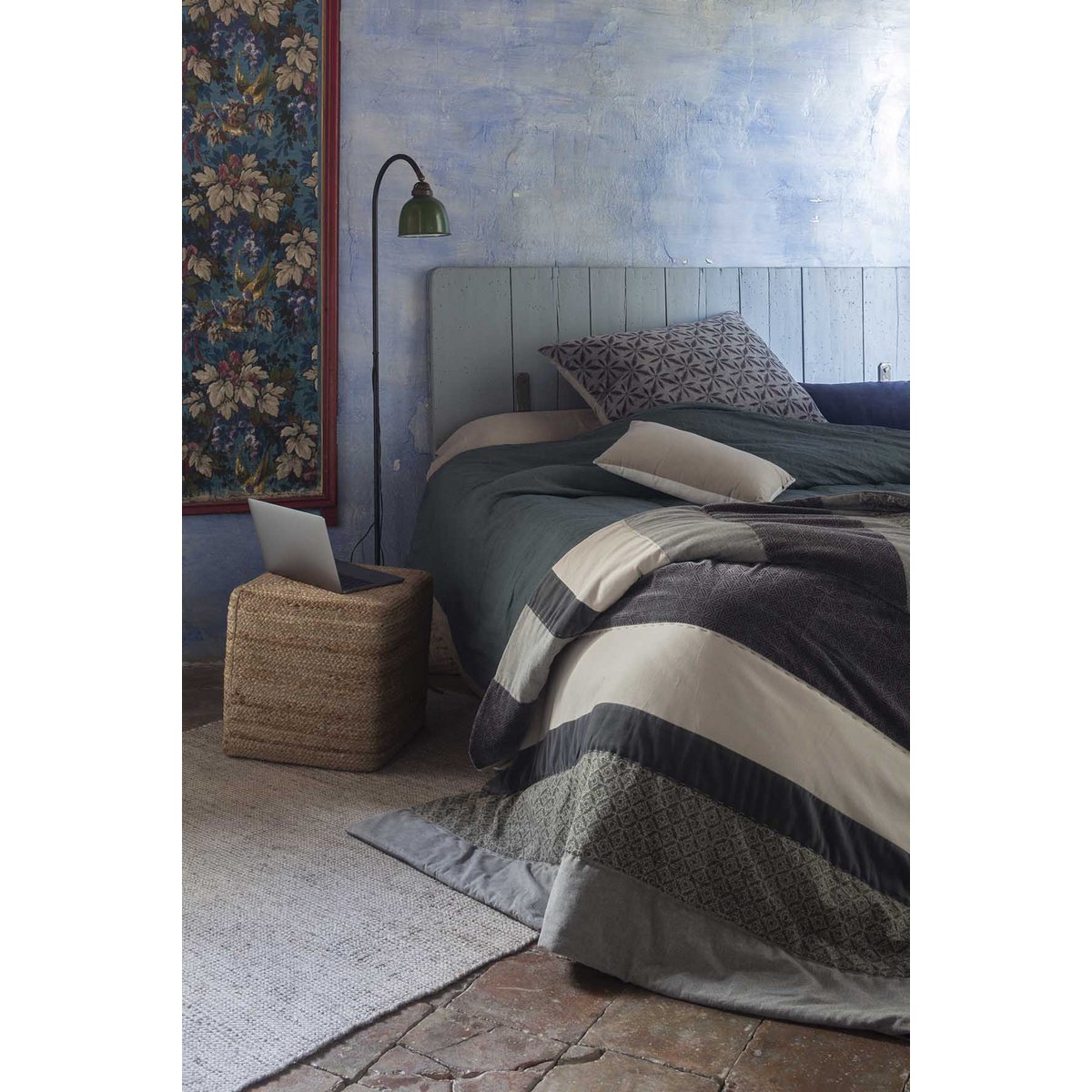 VIVARAISE Jarod -juuttimatto, ruskea ja beige 200 × 300 cm