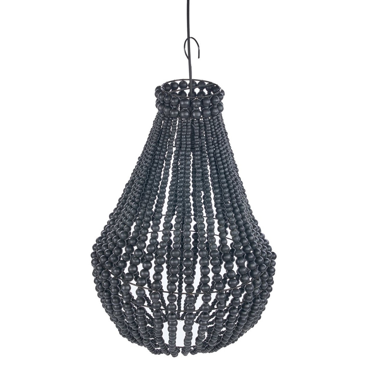 Bazar Bizar Teardrop – musta puuhelmivalaisin 75 cm