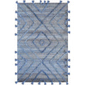 VIVARAISE Worgan Denim -matto, sininen ja luonnonvalkoinen 160 × 230 cm