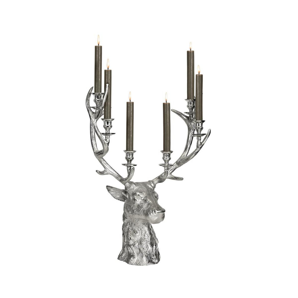 EDZARD Hirsch Richard -kynttilänjalka 6 kynttilälle – 65 cm