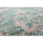 Louis De Poortere Eco Rug Medallion – vihreä vintage-matto, useita kokoja