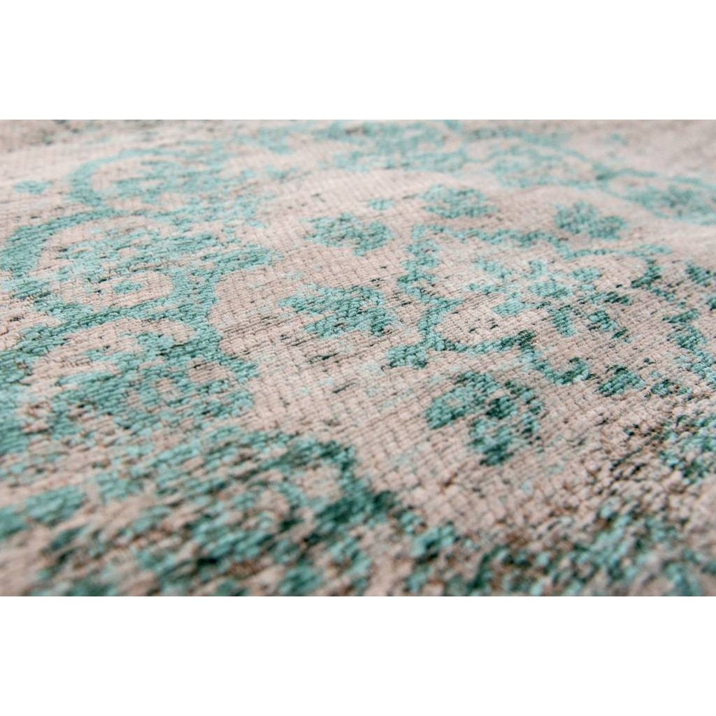 Louis De Poortere Eco Rug Medallion – vihreä vintage-matto, useita kokoja