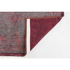 Louis De Poortere Eco Rug Medallion – harmaa ja vaaleanpunainen vintage-matto, useita kokoja