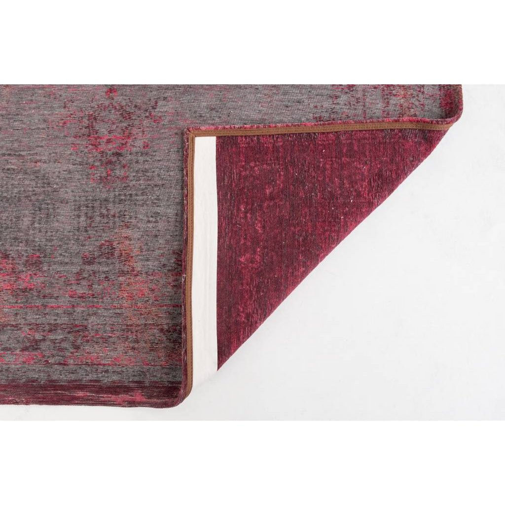 Louis De Poortere Eco Rug Medallion – harmaa ja vaaleanpunainen vintage-matto, useita kokoja