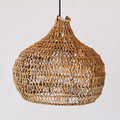 Soeji Seseh – käsintehty banaanikuituinen lampunvarjostin 45 × 39 cm
