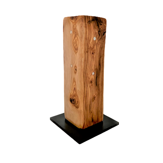 Oliivipuinen magneettinen veitsiteline – TOWER, 20 cm