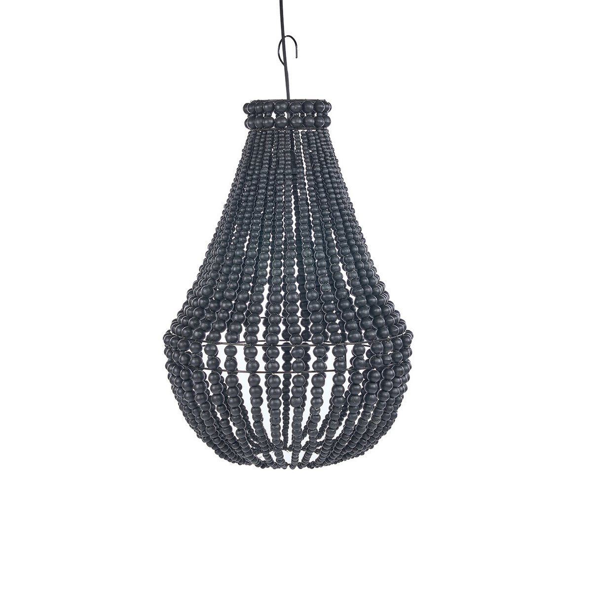 Bazar Bizar Teardrop – musta puuhelmivalaisin 75 cm