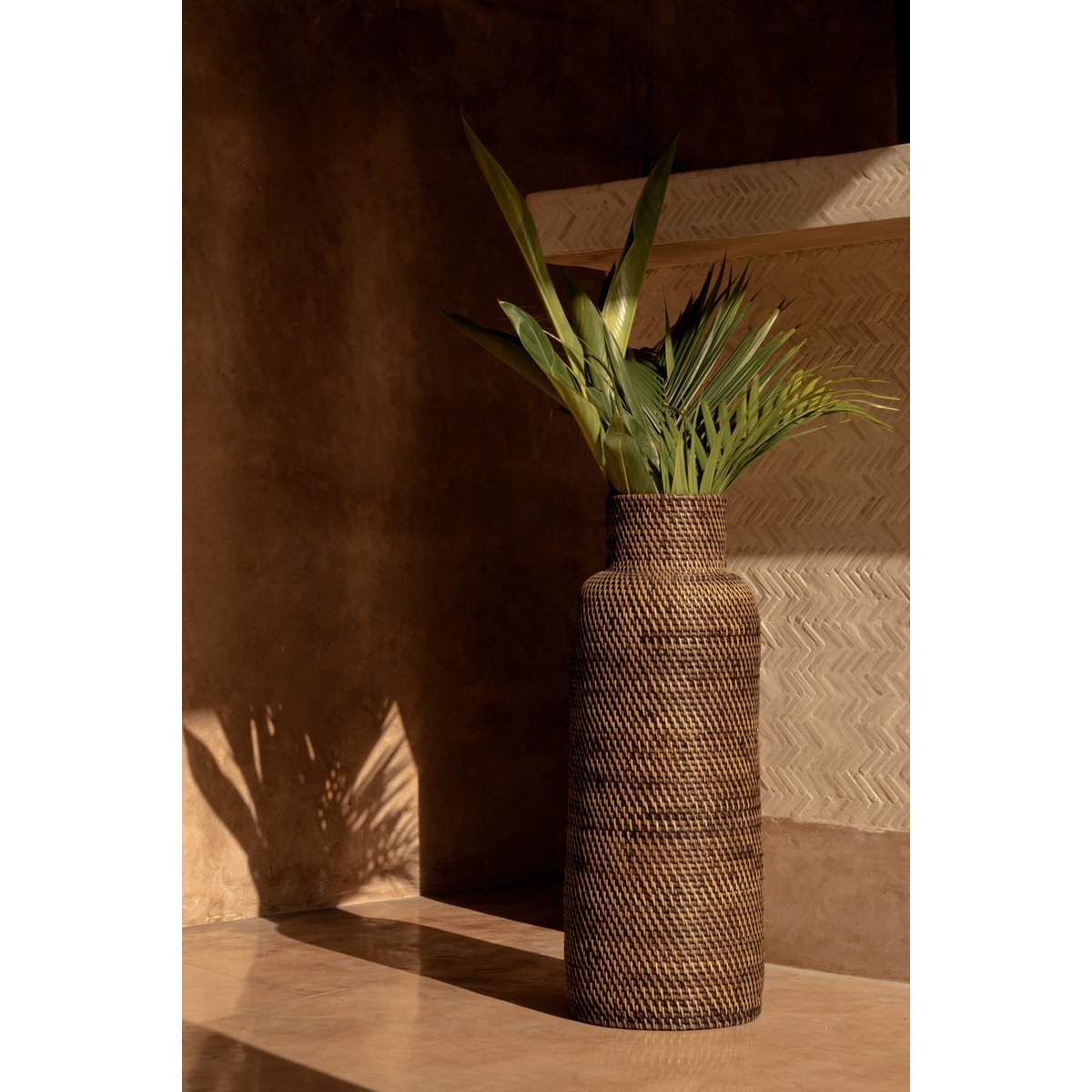 Bazar Bizar Colonial – rottinkinen sateenvarjoteline 67 cm