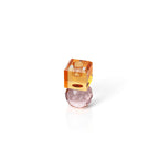 The Citrine & Rose Quartz Candle Holder – pinkki lasikynttilänjalka