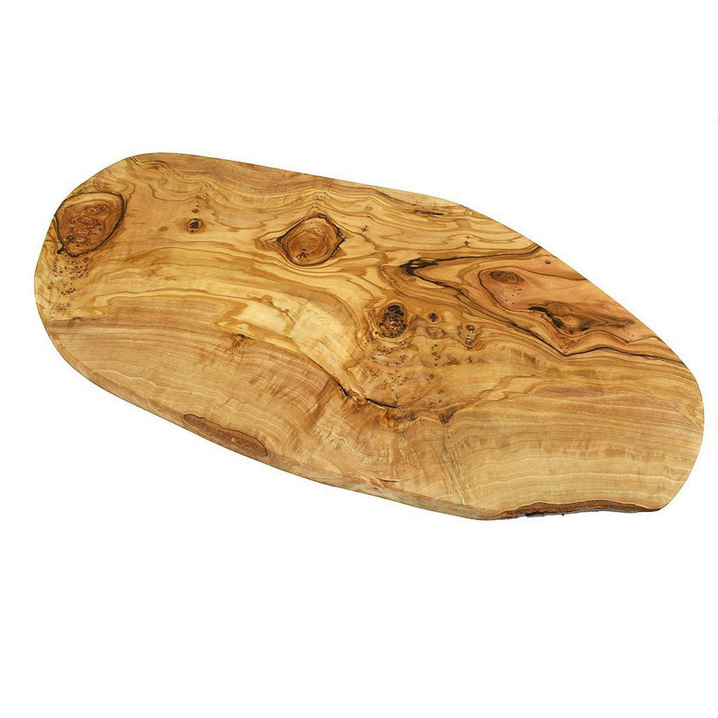 Olivenholz-erleben oliivipuinen leikkuulauta – rustiikkinen 30–34 cm
