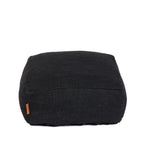 The Comfy Pouffe – musta puuvillainen rahi