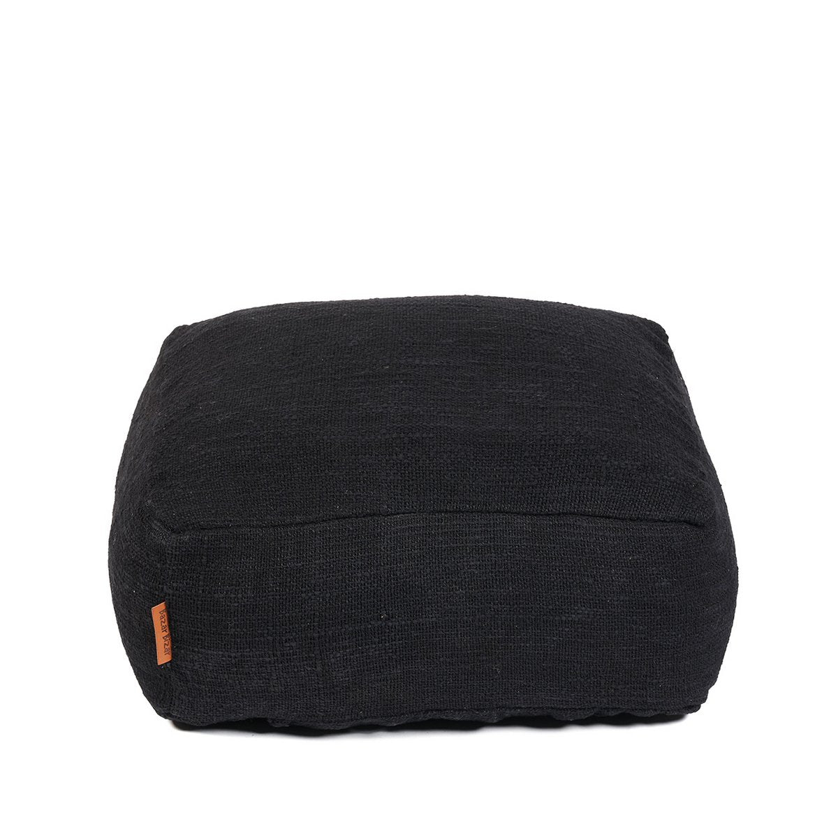 The Comfy Pouffe – musta puuvillainen rahi