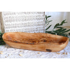 Oliivipuinen RUSTIC- leipäkulho 35 – 39 cm